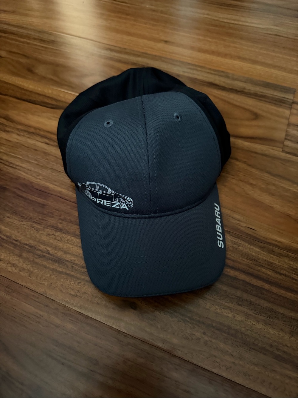 Men’s Grey and Black Subaru Baseball Cap